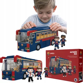 ostatní stavebnice Stavebnice Fotbalový autobus FC Barcelony Neko Konstrukční sada 488 dílů
