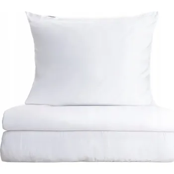 Povlečení Povlečení BAMSA hladké z bambusového saténu bílé 220x200 + 2*50x60 cm HOMLA