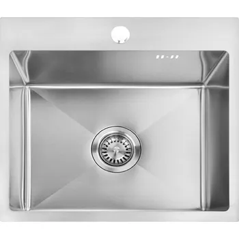 Nerezový dřez Kuchyňský nerezový dřez REA LEO 50 nerez kartáčovaná