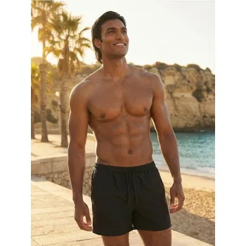 Pánské kraťasy Sinsay - Koupací kraťasy - černá - 001HI-99X - 001HI-99X-L