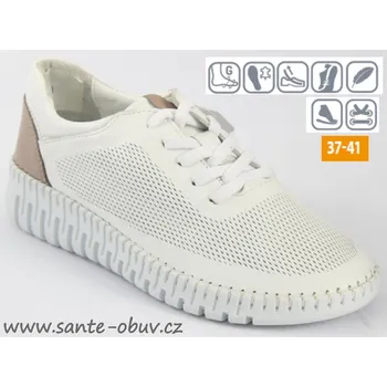 Dámská zdravotní obuv SANTÉ AZ/2501 WHITE vych. obuv, A bílá - 40