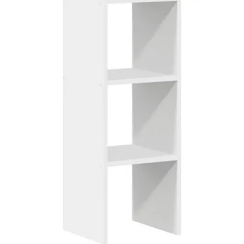 Knihovna Regál na knihy bílý 30 x 30 x 80 cm, dřevotříska