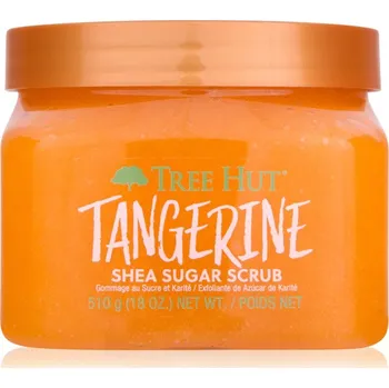 Tělový peeling Tree Hut Tangerine cukrový peeling s bambuckým máslem 510 g