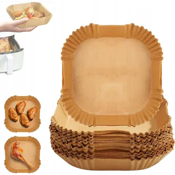 Pečicí papír Papír na pečení do horkovzdušné fritézy Airfryer, sada 300 ks, 20 cm