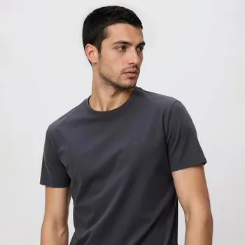 Reserved - MEN`S T-SHIRT - tmavě šedá - 284FP-90X - 284FP-90X-XXL