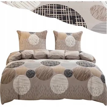 Povlečení Povlečení 140x200 Sada Povlečení 2-dílná 3D Béžová Mnoho