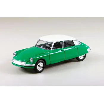 autíčko Citroen DS19 1958 bílá/zelená 1:64 - NOREV Citroen DS19 - kovový model