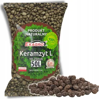 Substrát Keramzit Ekagro hnědý 10-20 mm 50 l