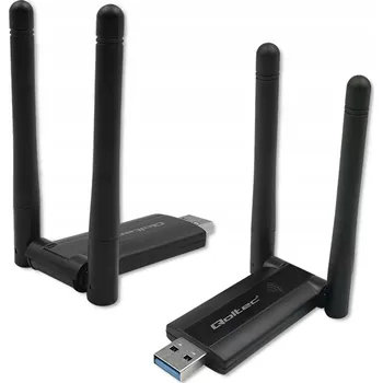 Síťová karta Rychlý bezdrátový USB adaptér DUAL Wi-Fi 2x2dBi AC USB 3.0 1200 Mb/s