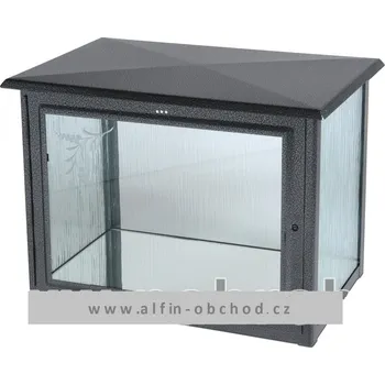 Smuteční dekorace Skříňka na dvě urny starostříbro