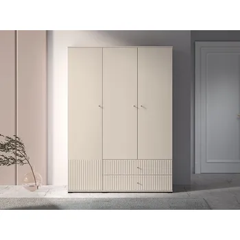 Šatní skříň Skříň Veneti FAREL 150 x 210 x 55 cm, kašmír