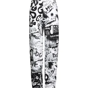 Pánské džíny DOLCE & GABBANA Graffiti White džíny XS Černá