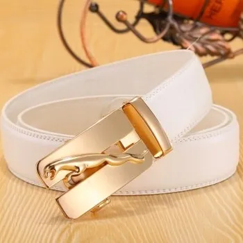 Opasek Opasek Alex - Bílá/Zlatá KP-4029