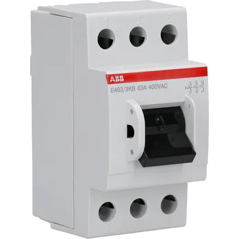 vypínač Jistič ABB E463/3KB hlavní vypínač 3P, 63A, 400 VAC