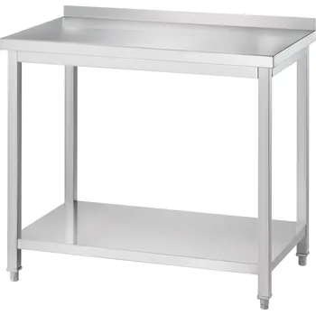 Dílenský stůl STALGAST Nástěnný stůl s policí, šroubovaný, 1600x600x850 mm | STALGAST, 671366