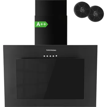 Digestoř TopStrong Digestoř 60 cm, vysoký výkon 350 m3/h, Černá