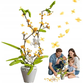 ostatní stavebnice PLASTIKOWE STAVEBNICE OSMANTHUS FRAGRANS DEKORATIVNÍ KREATIVNÍ SADA DÁREK