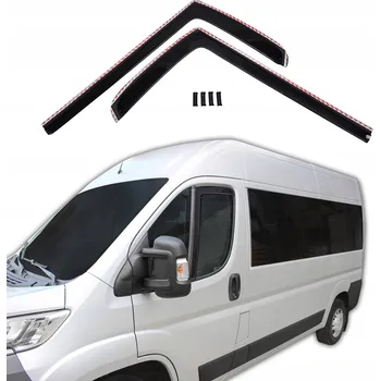 Plexi ofuk oken J&J Automotive GP Ofuky oken / Deflektory pro Fiat Ducato 2D 2006- (2ks)