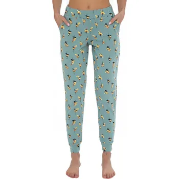 Dámské pyžamo Leptir dámské pyžamo bavlna zelené, velikost XXL