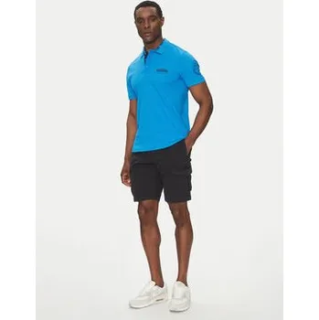 Pánské kraťasy Napapijri Šortky z materiálu N-Deline NP0A4HOT Černá Regular Fit 35