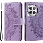 Flipové pouzdro Erbord pro OnePlus 12 fialové