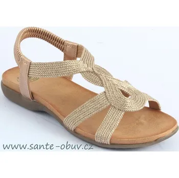 Dámská zdravotní obuv SANTÉ CR/70080 GOLD sandál vel.36-41, --- - 39