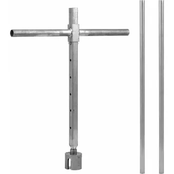 Zemní vrut Kříž pro montáž kruhových zemních vrutů typu VZM (Průměr 14 mm, délka 900 mm)