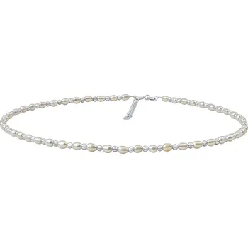 Šperk Stříbrný náhrdelník Zyra s přírodními perlami LPS2927NSWP