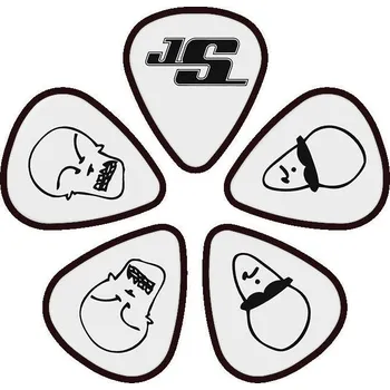 Planet Waves 1CWH6-10JS Joe Satriani Signature Guitar Picks, White - 10 ks