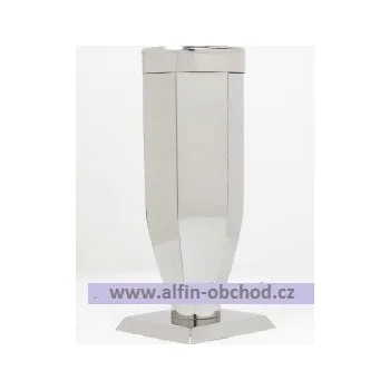 Smuteční dekorace Váza na pomník zaoblená s kroužkem