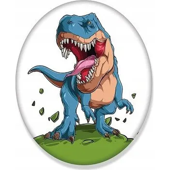 Polštář Polštář Dinosaur Attack, dekorativní polštář 35 cm