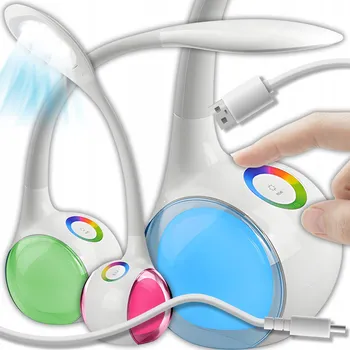 Lampička Stolní lampička RETOO na stůl bílá, výkon až 5 W