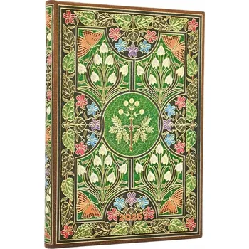 Kalendář Paperblanks Kalendář 2026 Midi Týden na Dvě Strany Horizontální Poetry in Bloom