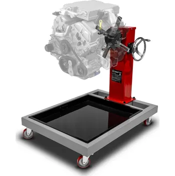 Auto-moto Robustní a odolný otočný stojan na motor, nosnost až 800 kg, Welzh (Welzh Werkzeug)