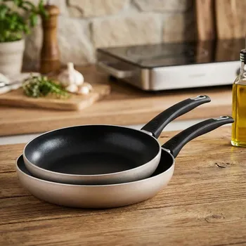 Sada nádobí Hliníkové pánve na indukci VALDINOX ENZO 24/28 cm 2 ks