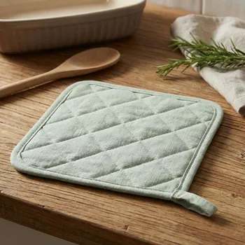 Chňapka Bavlněná kuchyňská chňapka ALTOM DESIGN 18×18 cm světle zelená