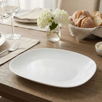 Skleněná mísa ALTOM DESIGN WHITE HARMONY 23 cm bílá