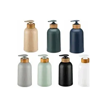 Dávkovač mýdla Ruční stojatý dávkovač mýdla Galicja 350 ml šedý