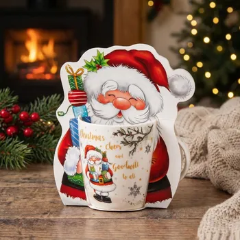 Vánoční porcelánový hrnek ALTOM DESIGN MIKOŁAJ 400 ml