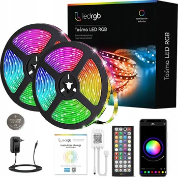 LED páska LED RGB pásek 20 m 36 W 12 V DC vícebarevný