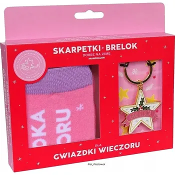 Skvělý set: ponožky + přívěsek na klíče od Mikuláše pro manželku