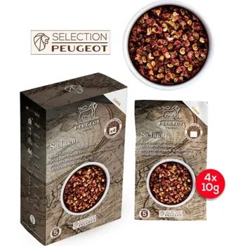 Pepř SICHUAN 4 x 10 g, Peugeot