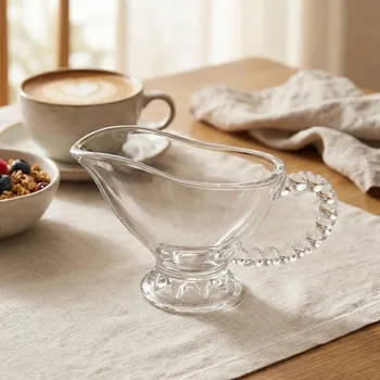 Konvička na mléko Skleněná mléčenka ALTOM DESIGN LOVE 120 ml