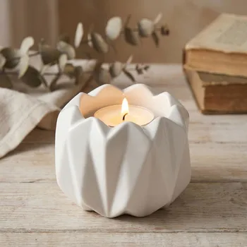 Svícen Porcelánový svícen ALTOM DESIGN 7 cm bílý