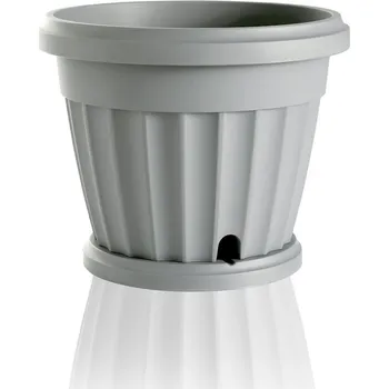 Květináč BAMA Iris Sabbia 40 cm, barva šedá BAMA