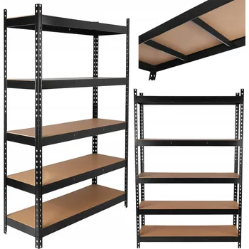 Dílenský regál Kovový skladový regál Geko 180 x 120 x 40 cm, nosnost až 280 kg na polici