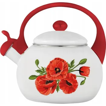 Varná konvice Odelo tradiční smaltovaná ocelová Konvice 2,2 l bílá