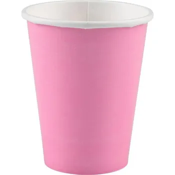 Přisada na vaření a pečení Kelímky papírové 8ks růžové 266ml - Amscan | Cukrářské potřeby