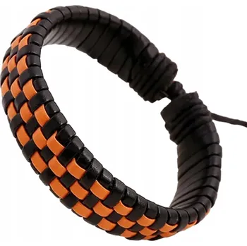 Náramek Náramek Terry - Černá/Oranžová KP-33210