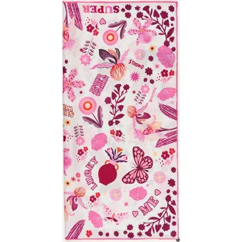 Šátek Codello Dámský Hedvábný Šátek, bílá / růžová / tmavě červená,...